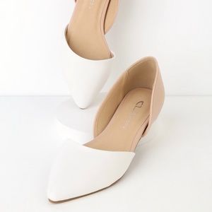 Cl by Chinese Landry pointed toe flats NWT